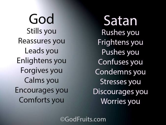 God vs satan