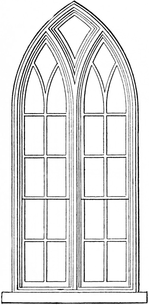 Gothic church window